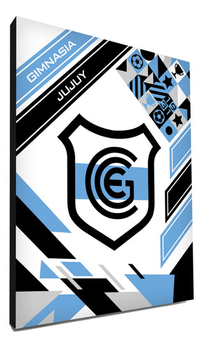 Cuadro Escudo Gimnasia De Jujuy 40x30 Cm
