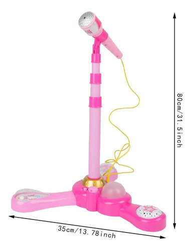 Qa Soporte De Micrófono Para Niños Sing Micrófono Juguete