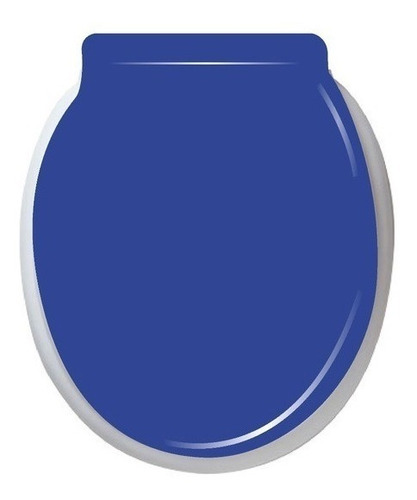 Tapa Inodoro Universal Color Azul Ideal Oval 