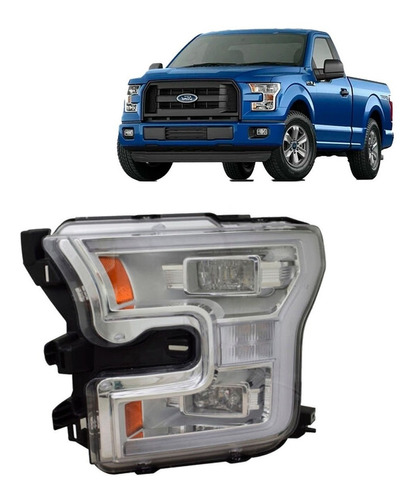 Optico Izquierdo Para Ford F-150 2015 2020 Cn Apolleta