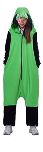 2024 Melangcos Invader Cosplay Zim Disfraz Gir Onesie