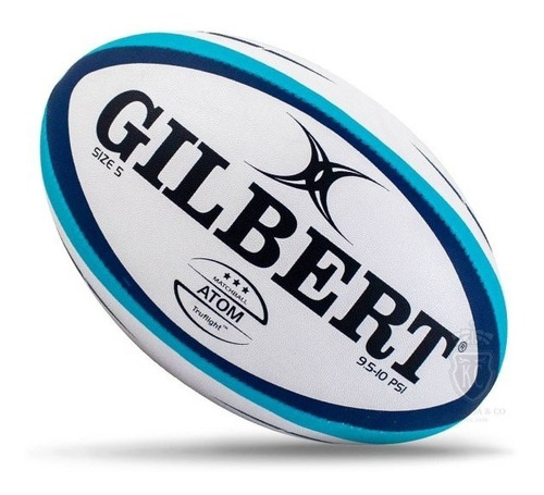 Pelota Rugby N5 Gilbert Atom Match Ball Oficial Juego 