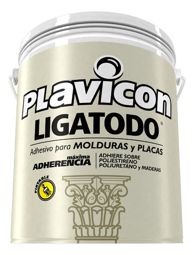 Plavicon Adhesivo Ligatodo X 5 Kg. Blanco