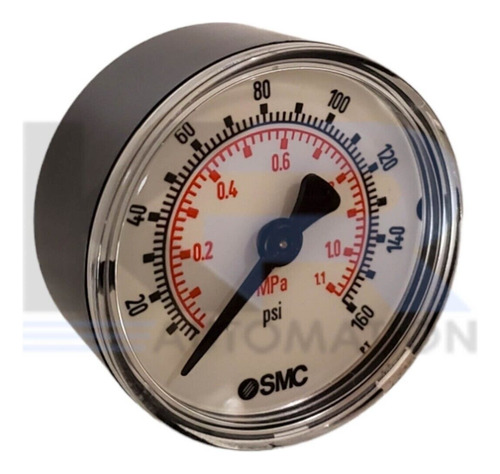 New Smc 4274891 Pressure Gauge 160psi Ssn