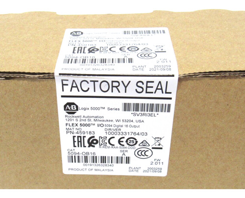 Sealed Allen Bradley 5094-ob16 Output Module Ser.a 5094o Bbx