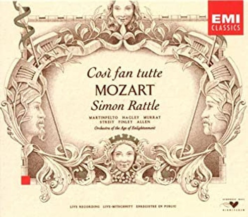 Mozart : Così Fan Tutte - Martinpelto Hagley Rattle- 3 Cds.