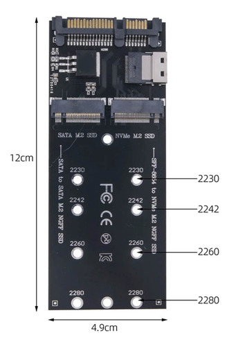 Ypz Adaptador M2 Ssd M.2 Ngff Ssd A + M2 Nvme Ssd A Sf-fs