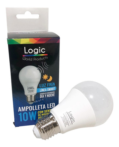 Ampolleta Smart Logic Sensor Día Y Noche Crepuscular 