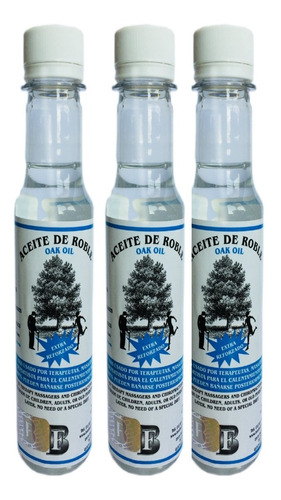 3 Aceites Del Roble Calidad Premium - Envio Gratis