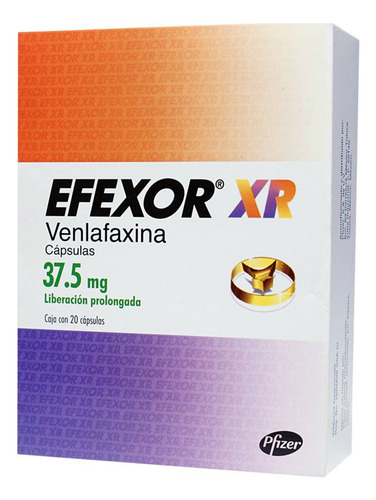 Efexor Xr Cápsula 37,5 Mg, 20 Cápsulas
