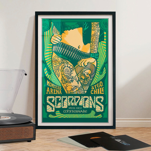 Cuadro 60x40 Rock - Scorpions - Poster Fan