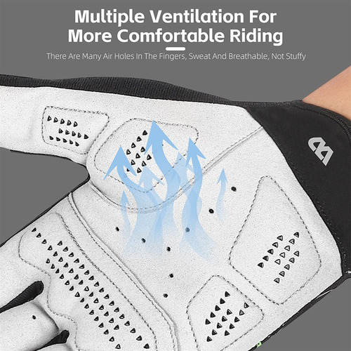 Guantes Ciclismo Pantalla Táctil Dedos Completos