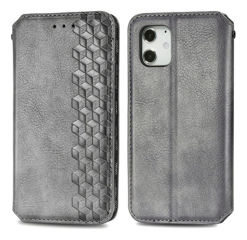 Funda De Cuero Para iPhone Carcasa Con Tapa Moda Negocios