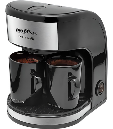 Cafeteira Elétrica Britânia Duo Coffee Preto 220v - 063902068