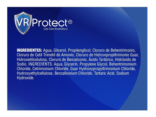 Vr Protect Gel Electroestático 5g Protege Vías Respiratorias