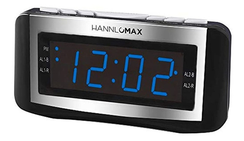 Radio Despertador Hannlomax Hx-117cr, Radio Pll Am / Fm, Pan