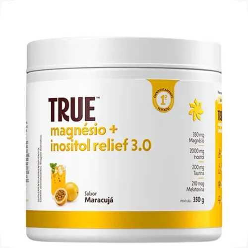Magnésio Inositol Relief 3.0 True Source Maracujá 350g