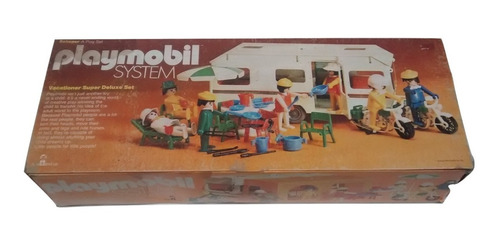 Playmobil Camper Vintage Caja Remolque Completo Circo Figura