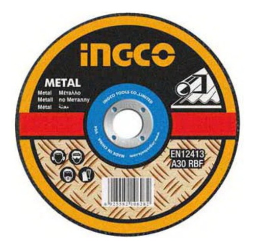 Disco De Corte De Metal Abrasivo: Óxido De Aluminio Ingco
