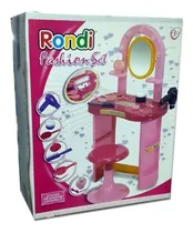Comprar Tocador Fashion Set Con 12 Accesorios Y Banco Rondi. 3098