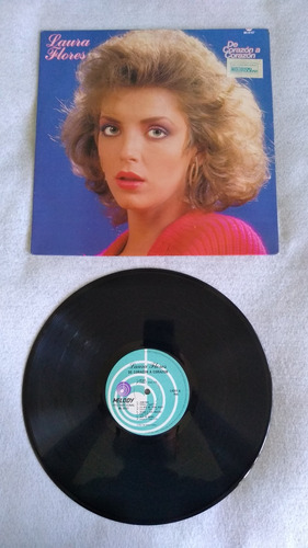 Laura Flores - De Corazón A Corazón 1985 Lp Vinil Impecable