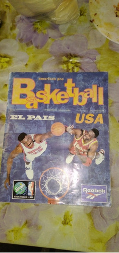 Álbum De Figuritas American Pro Basketball Usa Completo 