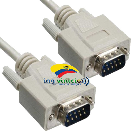 Cable De Datos Serial Db9 Macho A Serial Db9 Macho 1.5m