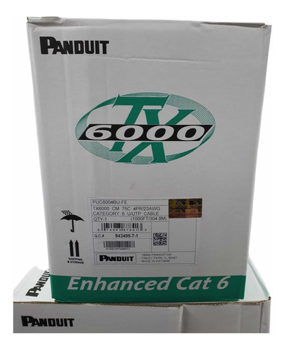 Bobina De Cable Cat 6 Panduit, Pannet 305m Todas Las Certi