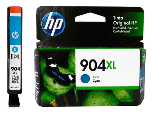 Cartucho Tinta Hp 904xl Cian T6m04al Original Alto Rendimie