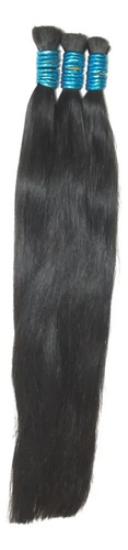 Cabelo Humano Liso Natural 70cm - 50g Imediato Cor Castanho