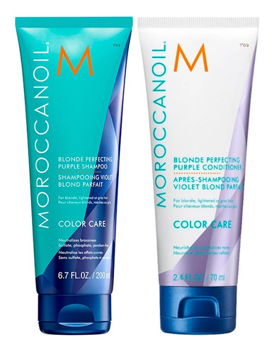 Moroccanoil Color Care Shampoo + Acondicionador Matizador