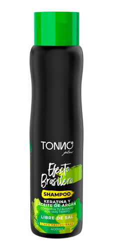 Tonno Plus Shampoo Efecto Brasilero Con Keratina 400ml