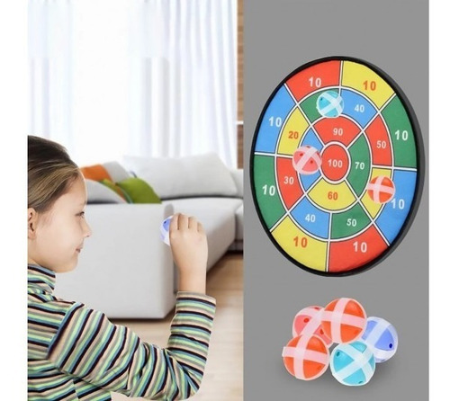 Imagen 2 de 5 de Juego De Tiro Al Blanco Con Pelotitas De Velcro Seguro