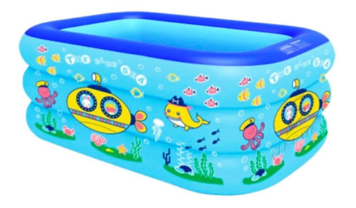 Alberca Piscina Inflable Familiar Niños 130x90x50metros Rosa