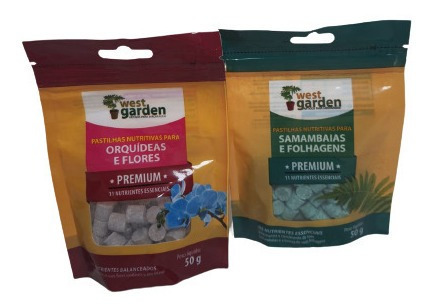 Kit Adubo Para Orquideas + Adubo P/samambaia Jardinagem 