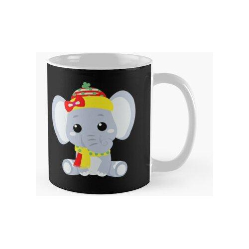 Taza Lindo Bebé Elefante, Hermoso Calidad Premium