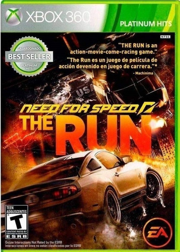 Need For Speed The Run - Xbox 360