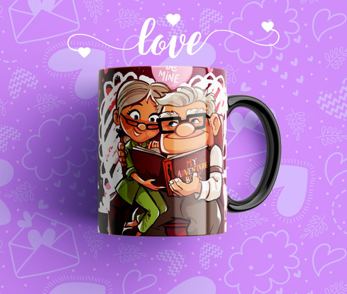 Taza Amor, Carl Y Elie Siempre Juntos Mi Amor Up.