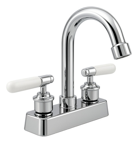 Mezcladora Para Lavabo 4 Abs Cromo - Valmain Cromo Cromo