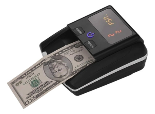 Mini Portátil Detector Falsos Y Contador Billetes Euro Dolar
