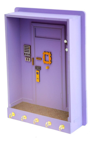 Imagen 5 de 7 de Portallaves Friends - Puerta De Mónica + Llavero De Regalo