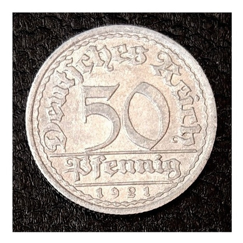 Alemania 50 Pfennig 1921 F Excelente Km 27