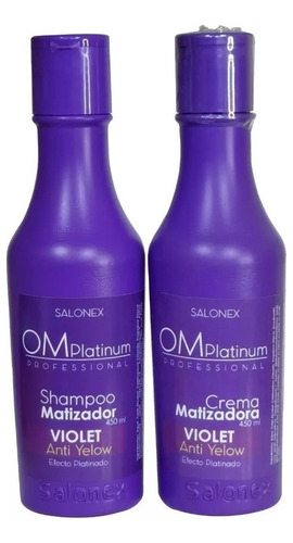 Champu Y Crema Matizadora Violeta 450ml Salonex