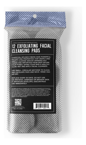 12 Almohadillas Exfoliantes De Limpieza Facial Con Infusin D