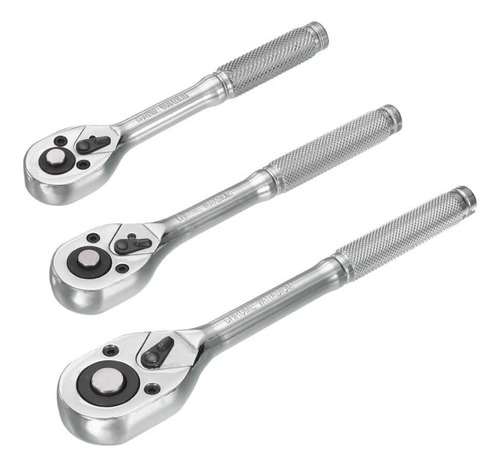 Juego De Trinquetes Extensibles 24 Dentado De 3 Piezas