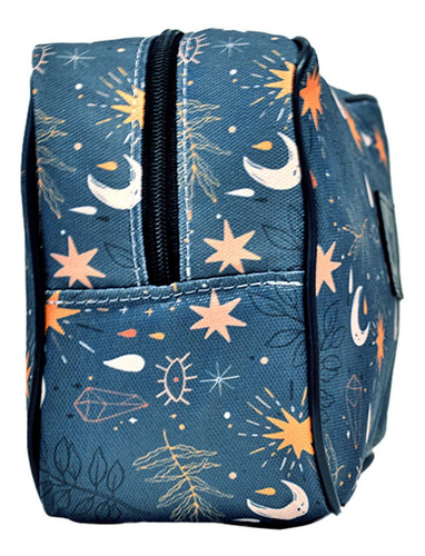 Imagen 4 de 5 de Neceser Organizador Cosmeticos Luna Y Estrellas Boho