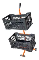 Comprar Canasto Para Pelotas Doble Pelotero Padel Tenis Ruedas Goma