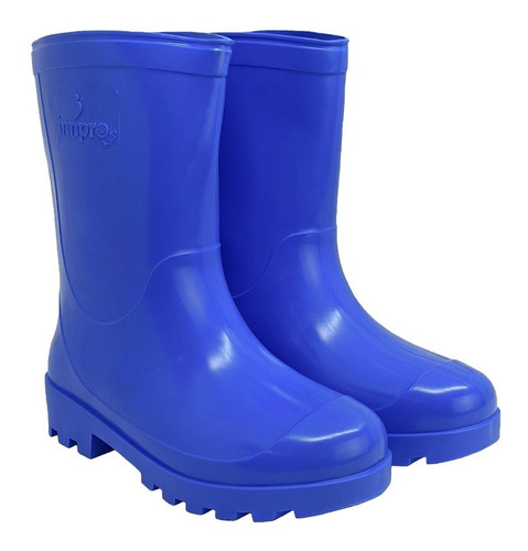 Imagem 2 de 6 de Galocha Impermeável Infantil P/ Chuva Passeio Borracha Pvc