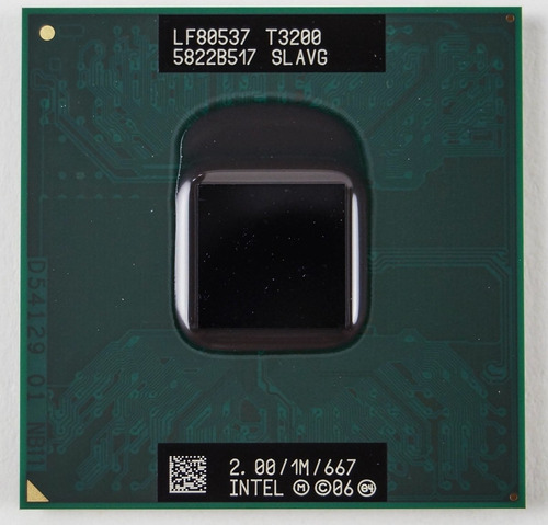 Procesador Notebook Intel Pentium T3200 Caché 1m 2ghz