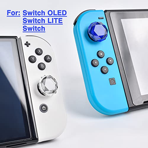 Pack 4 Caps Joystick Cristal Para Nintendo Switch Y Lite